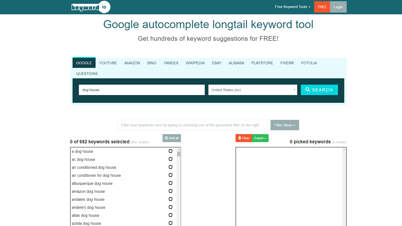keyword.io 