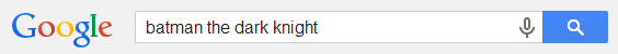 Google Search Bar Batman