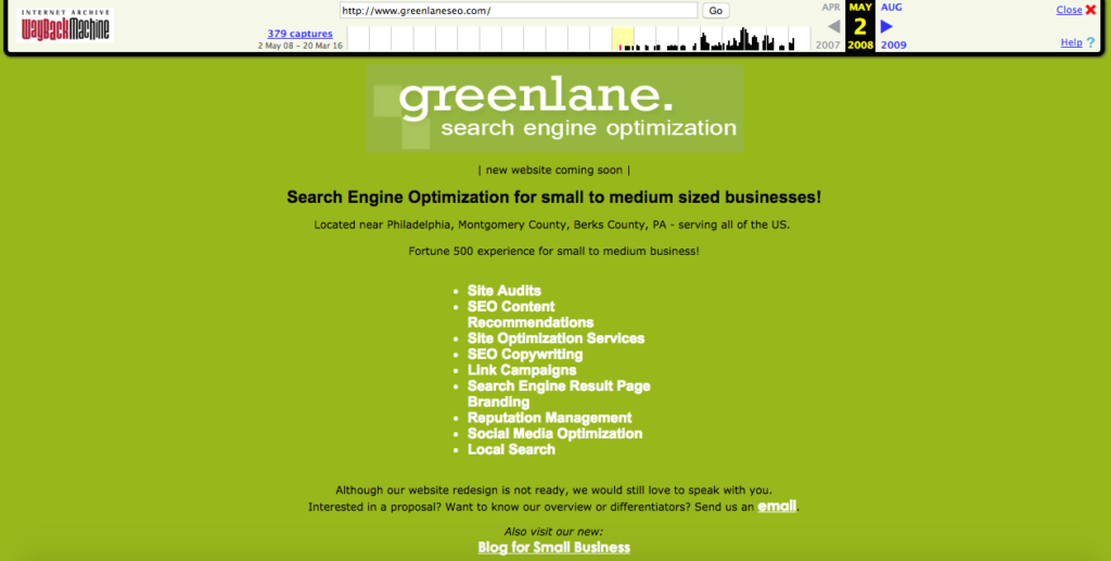 old-greenlane-site