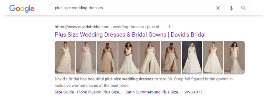 Plus size wedding dresses