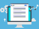 SEO Search Engine Optimization - Flat Style Design